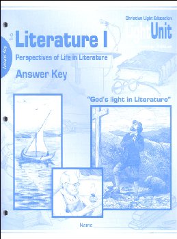 Literature I LightUnit Answer Key 1-5 Sunrise Edition