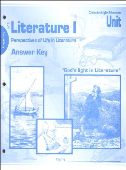Literature I LightUnit Answer Key 6-10 Sunrise Edition