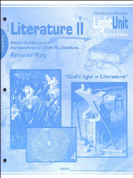 Literature II LightUnit Answer Key 6-10 Sunrise Edition