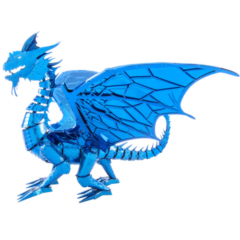 Blue Cobalt Dragon (ICONX 3D Model)
