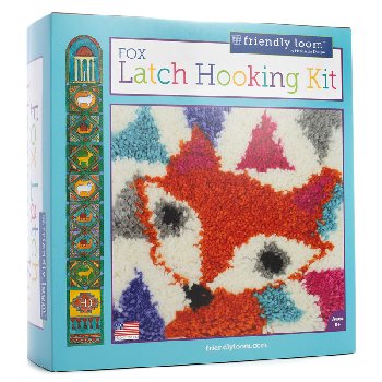 Fox Latch Hooking Kit by Friendly Loom