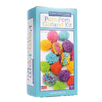 Pompom Garland Kit by Friendly Loom - Rainbow