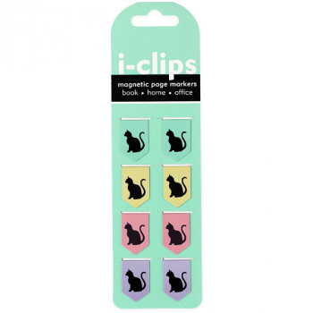 i-Clips Black Cats Magnetic Page Markers