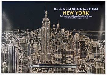 Scratch and Sketch Art Prints - New York