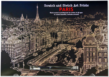 Scratch and Sketch Art Prints - Paris
