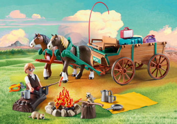 Lucky's Dad and Wagon (Spirit - Riding Free)