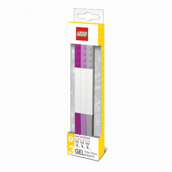 LEGO Bricks Gel Pens - 3 pack (Pastels)