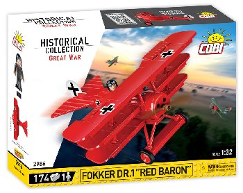 Fokker Dr.I Red Baron - 174 pieces (Historical Collection Great War)