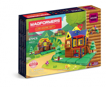 Magformers - Log House 87 Piece Set