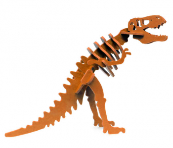 Larry the Tyrannosaurus Rex Mini 3D Puzzle - Orange