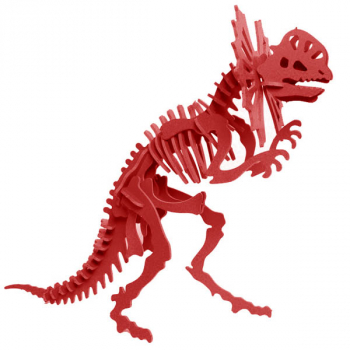 red dilophosaurus