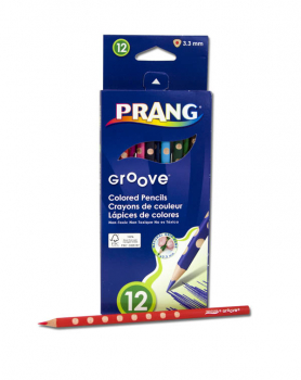 Prang Groove Slim Colored Pencils 12 count