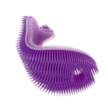 Silicone Fish Bath Scrub - Purple/Lavender