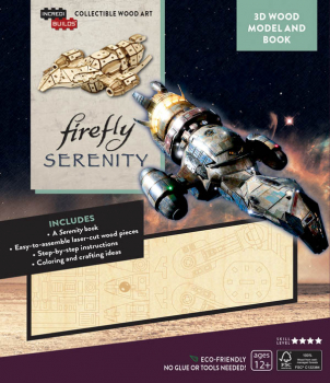 Firefly Serenity 3D Wood Model and Book