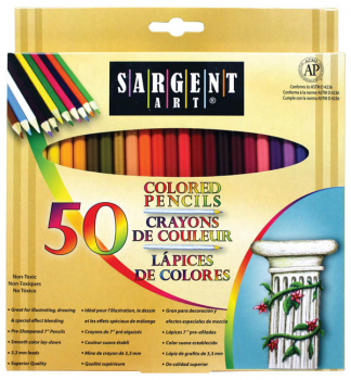Sargent Art 50 Colored Pencils
