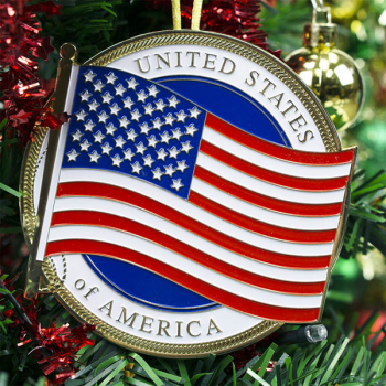 Heroes Series Ornament - US Flag