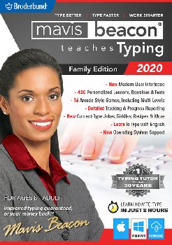 Mavis Beacon Teaches Typing 2020 Family Edition - Download - Windows or Mac