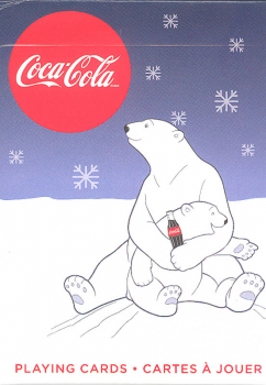 Coca-Cola Polar Bears Light/Dark Blue Cards
