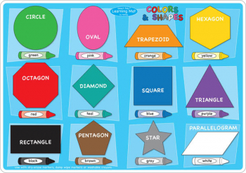 Colors/Shapes Smart Poly Learning Mat
