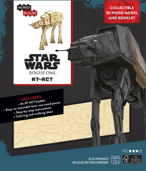 Star Wars Rogue One: AT-ACT 3D Wood Model and Book