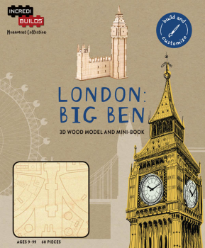 London Big Ben 3D Wood Model (Monument Collection)