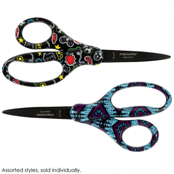 Fiskars Designer Non-stick 7" Student Scissors (assorted)