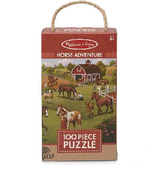 Natural Play Puzzle: Horse Adventure - 100 Pieces