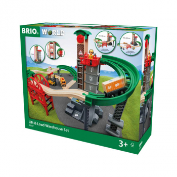BRIO Lift and Load Warehouse Set