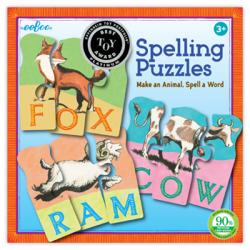 Animal Spelling Puzzles