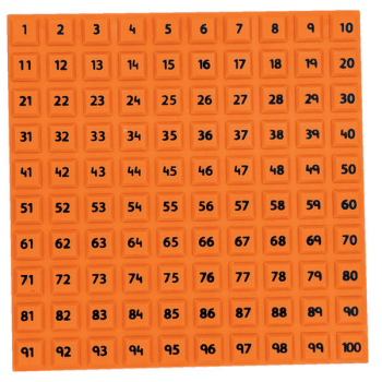 Printed Hundred Flat-Interlocking (set of 5)