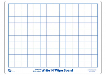 Write N Wipe 2cm Grid Board