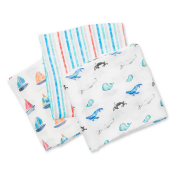Out to Sea Swaddling Blankets (3 pack)