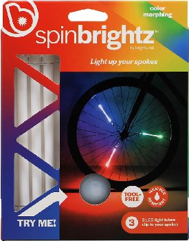 Spin Sport Brightz Bike Lights-Color Morphing