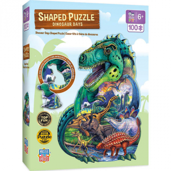 Dinosaur Days Shaped Puzzle (100 pieces)