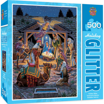 Holy Night Glitter Puzzle (500 pieces)