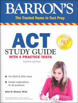 Barron's ACT Study Guide with 4 Practice Tests