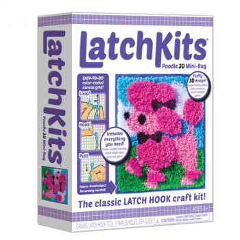 LatchKits Poodle 3D Mini-Rug Kit