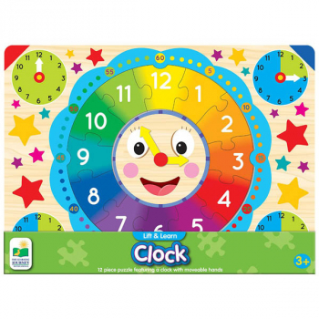 Lift & Learn Clock Puzzle