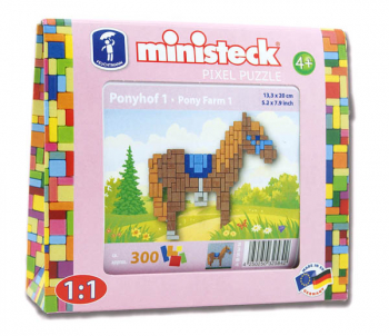 Ministeck Pixel Puzzle Pony Farm 1