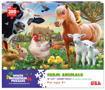 Farm Animals Jigsaw Puzzle (300 piece)