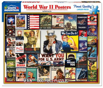 World War II Posters Jigsaw Puzzle (1000 piece)