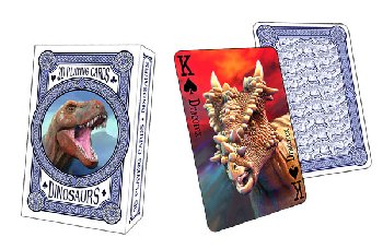 Dinosaurs Playing Cards