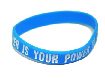 Your Greatest Power Is Your Power to Choose Bracelet - Blue Child Size