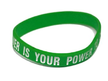 Your Greatest Power Is Your Power to Choose Bracelet - Green Child Size
