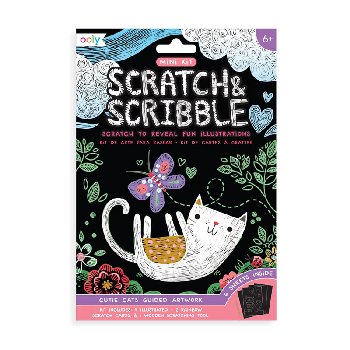 Scratch & Scribble Mini Kit - Cutie Cats