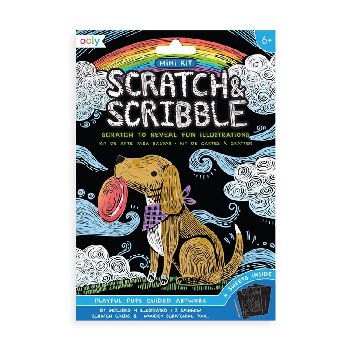 Scratch & Scribble Mini Kit - Playful Pups