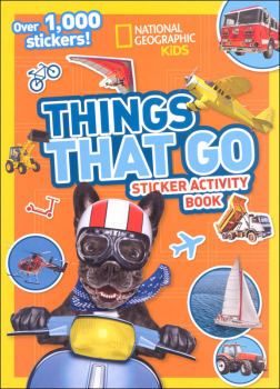 NG Kids Things That Go Sticker Activity Book