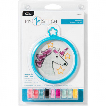 My 1st Stitch Mini Kit - Mystical Unicorn (3")