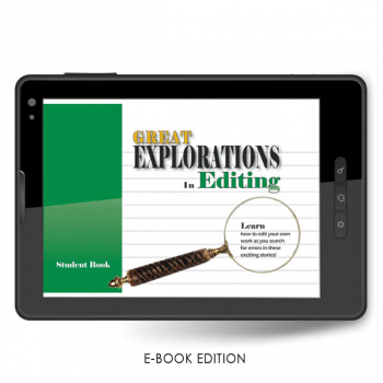 Great Explorations in Editing Student e-book