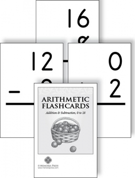 Arithmetic Flashcards: Addition & Subtraction 0-18